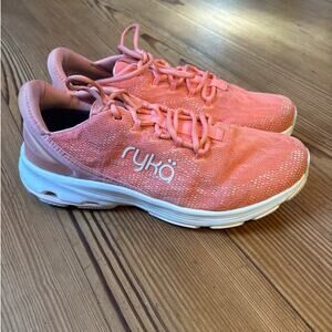 Ryka Devotion X coral pink women's walking sneakers SIZE 9.5W